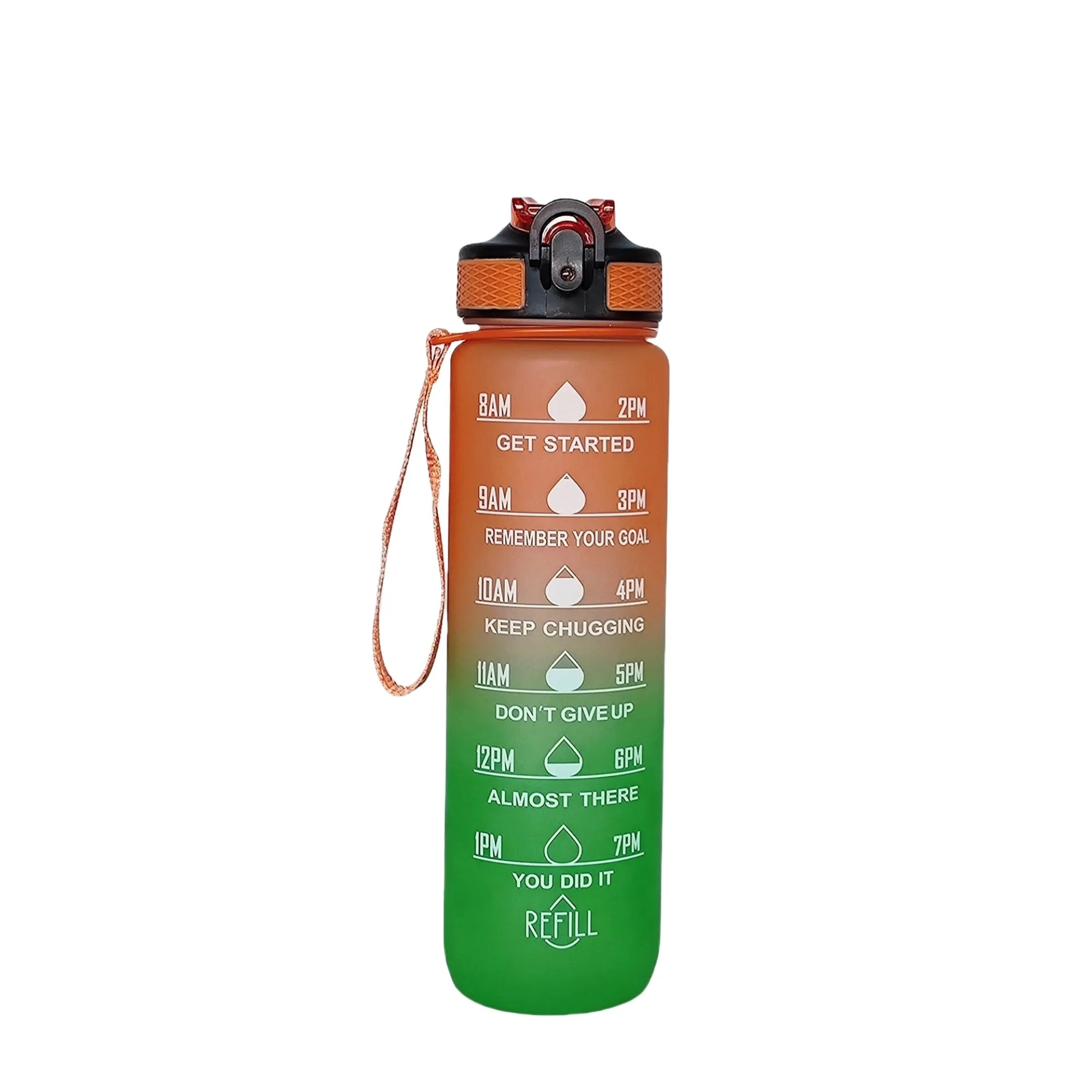 MOQ 34oz Durable Water Bottles Motivational with Time Marker 9