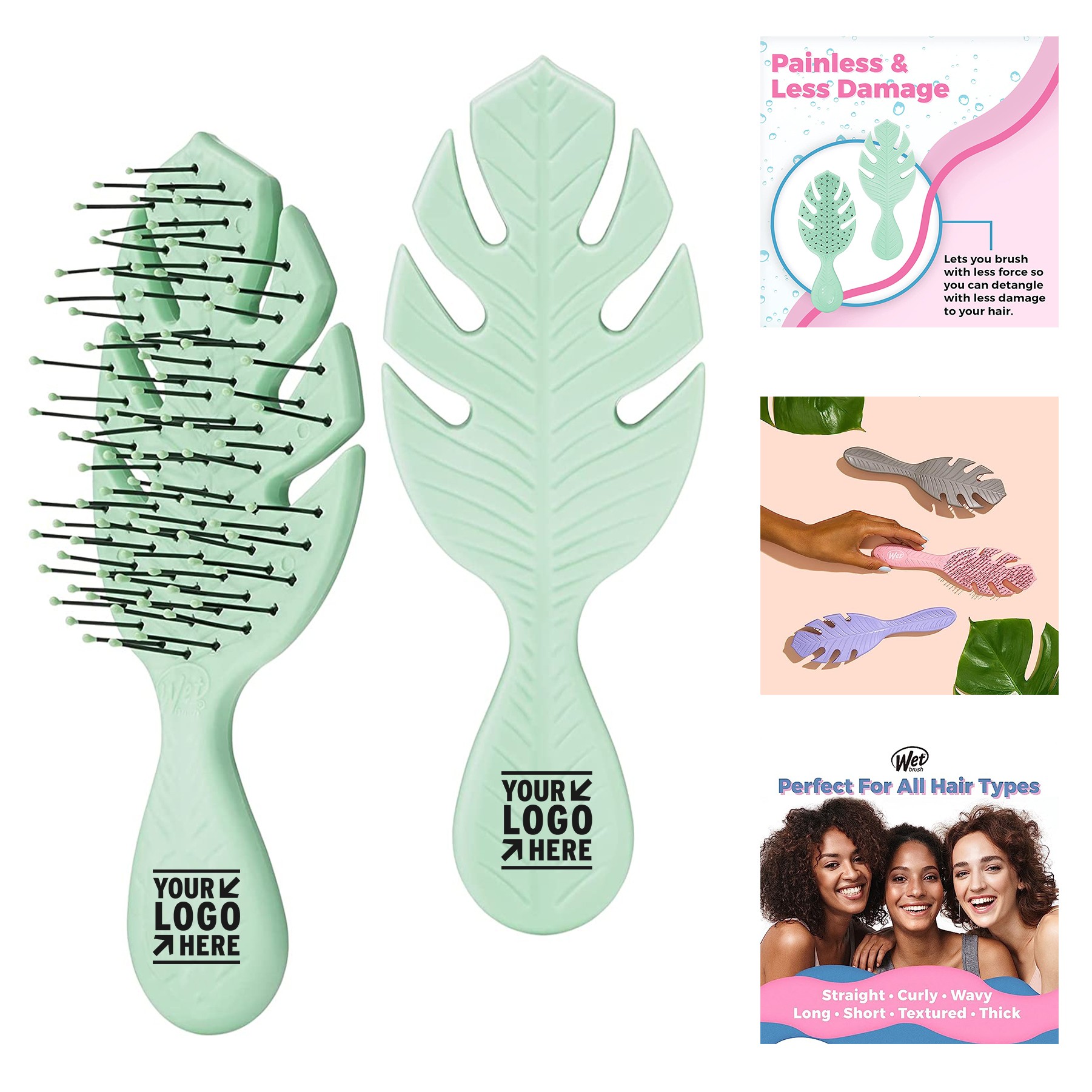 Detangling Travel Hair Brush 2