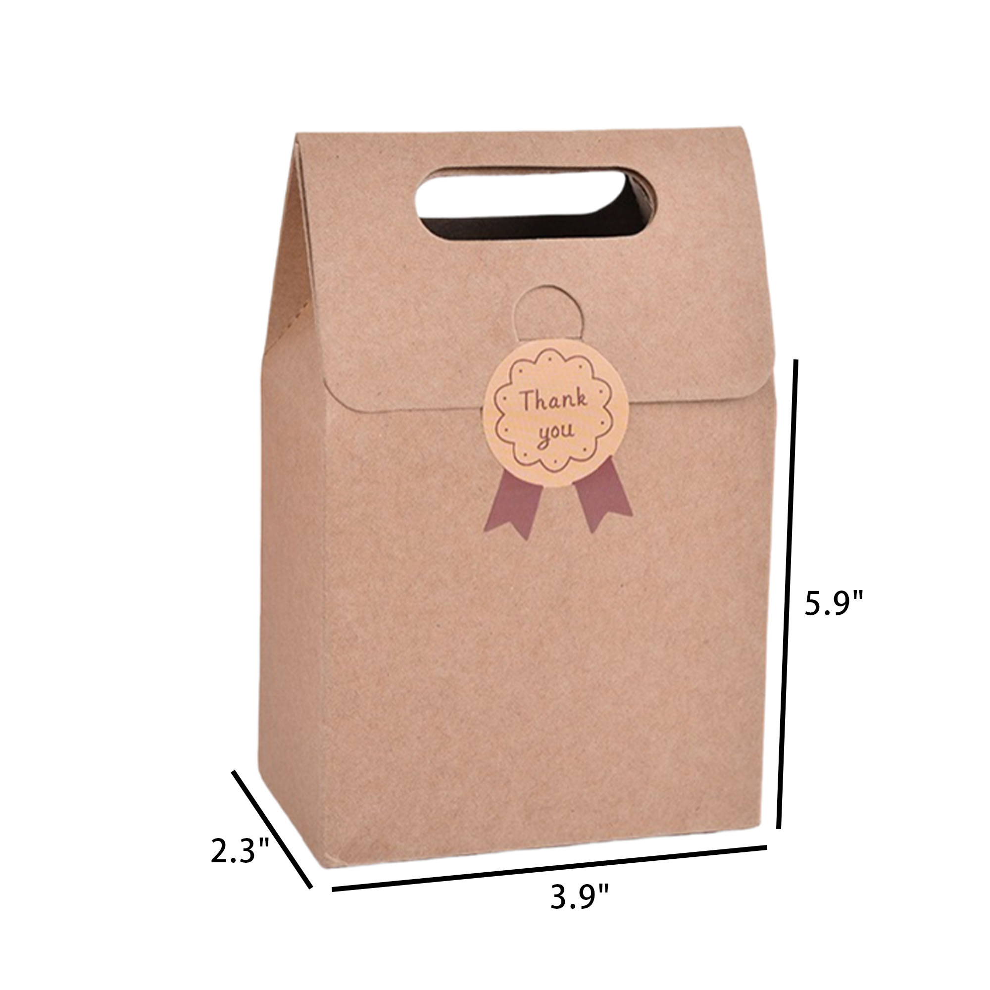 Vintage Customized Flap Gift Bags 3