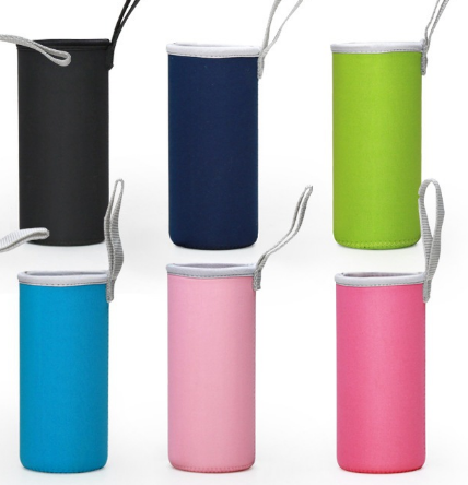 Neoprene Beverage Cooler with Strap, custom koozie with logo imprint 5