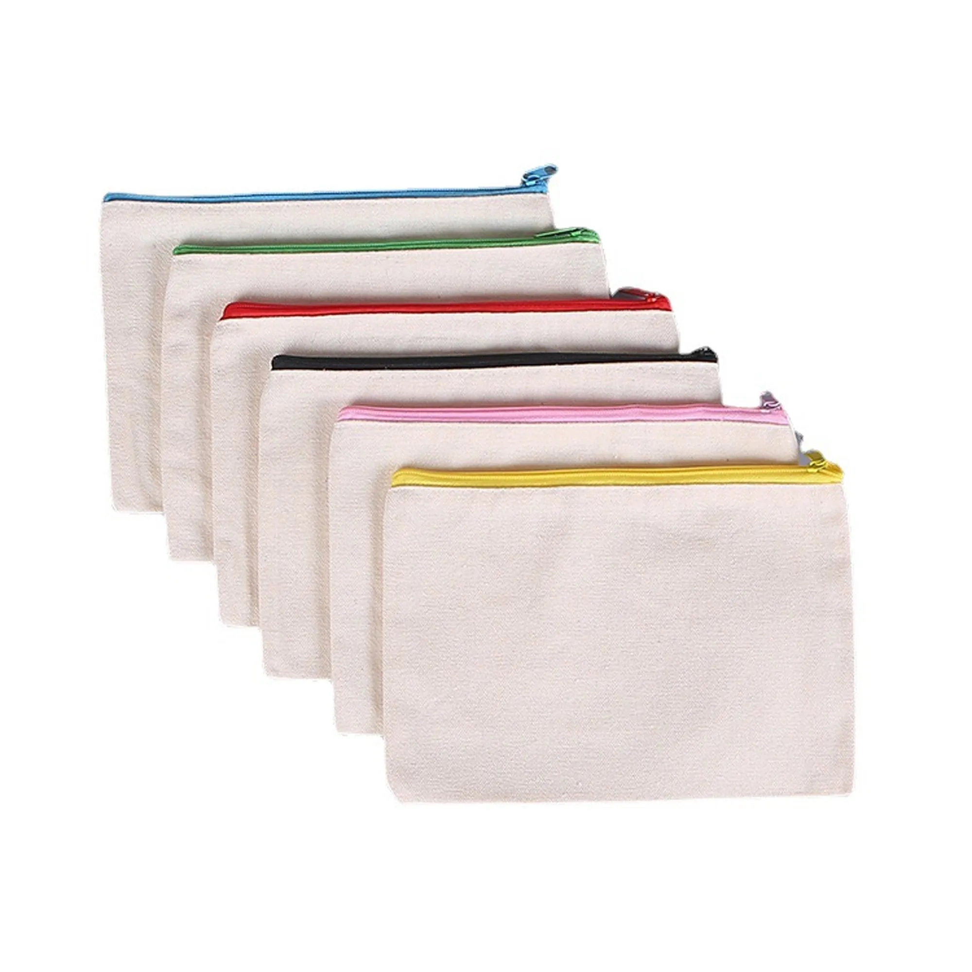 Blank Canvas Zipper Pouches 3