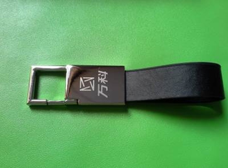 Zinc Alloy PU Leather Keyring Key Chains 1