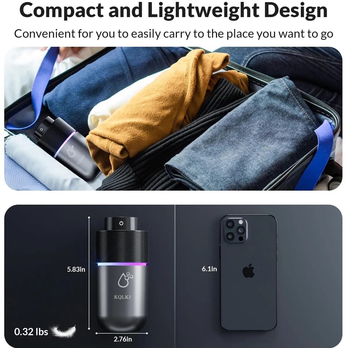 7 Colors LED Lights Car Humidifier 4