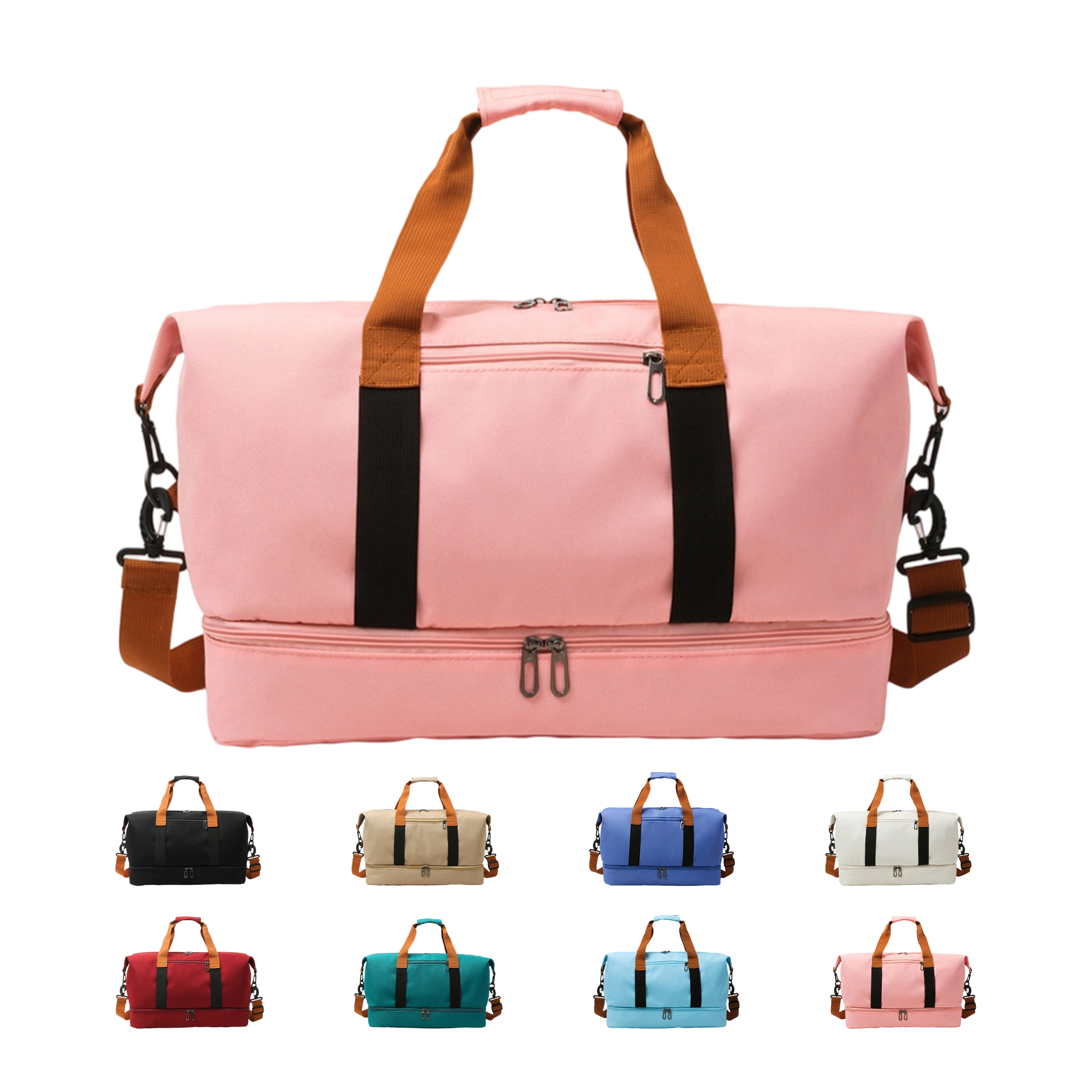 Oxford Large Capacity Travel Bag With Multiple Compartments 3