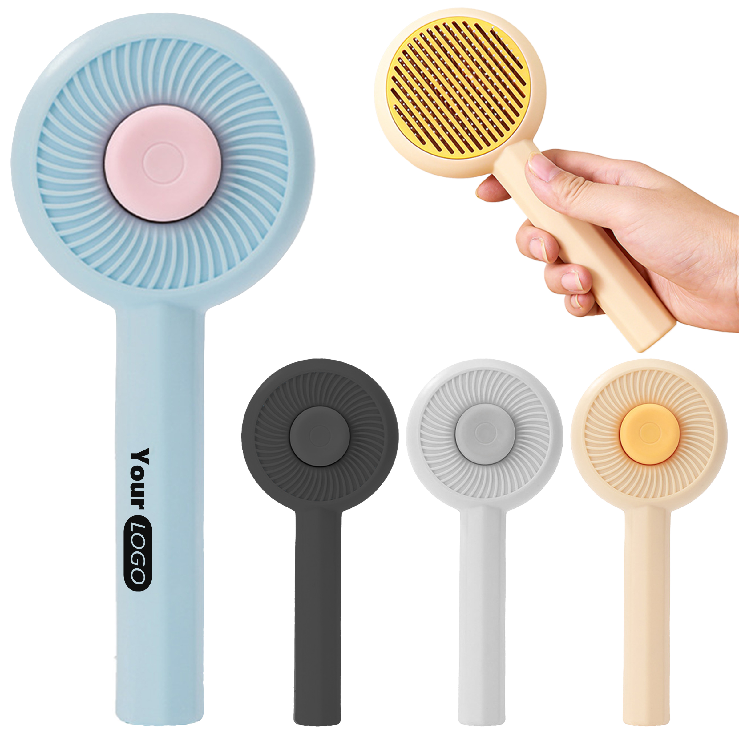 Polypropylene Large Retractable Pet Comb 7
