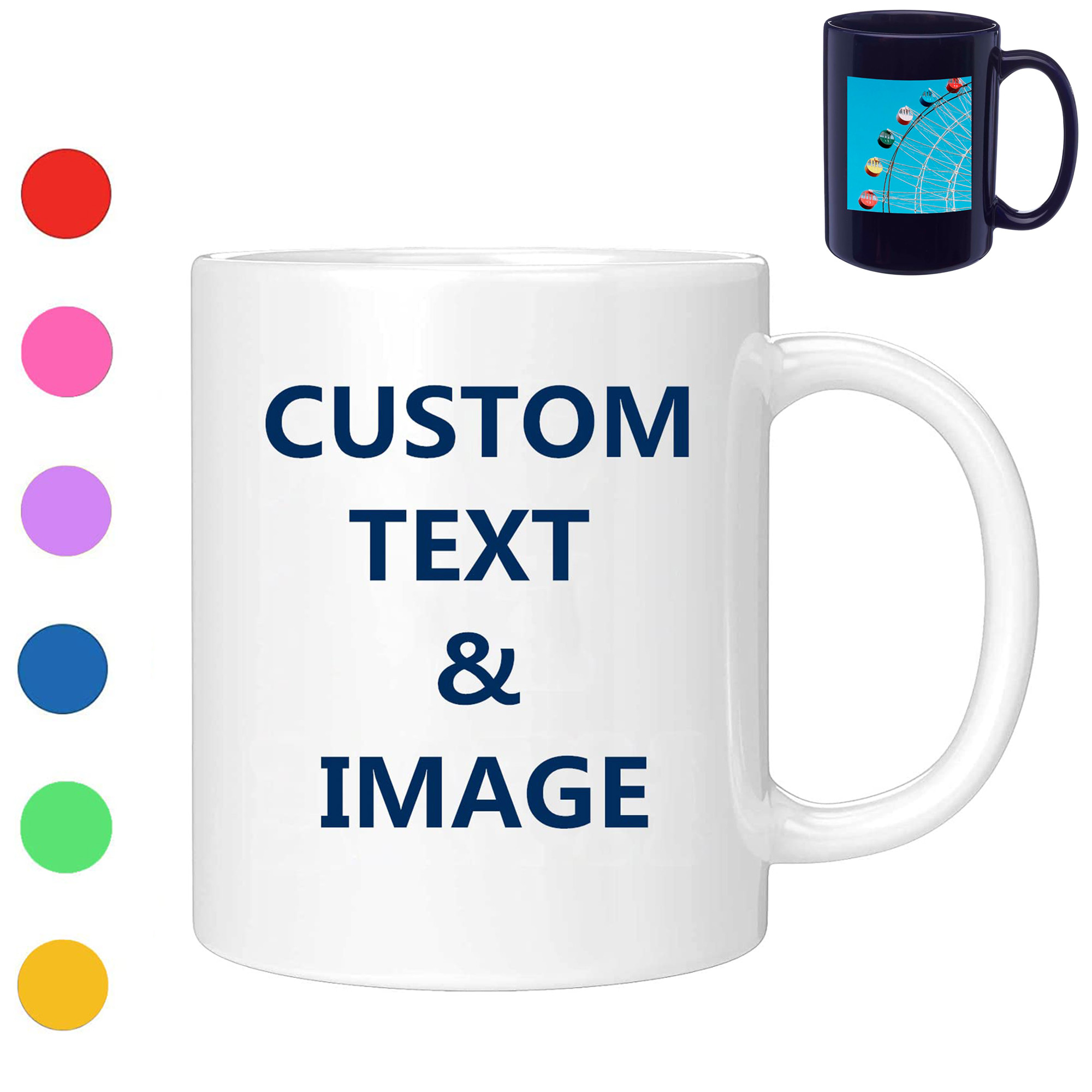 11 oz Creative Coated Gift Ceramic Mugs 3
