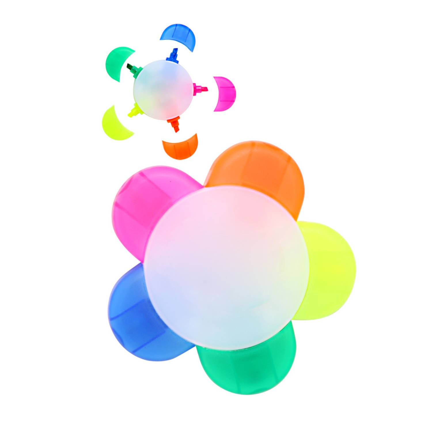 Flower Shaped Multi-Color Highlighter 1