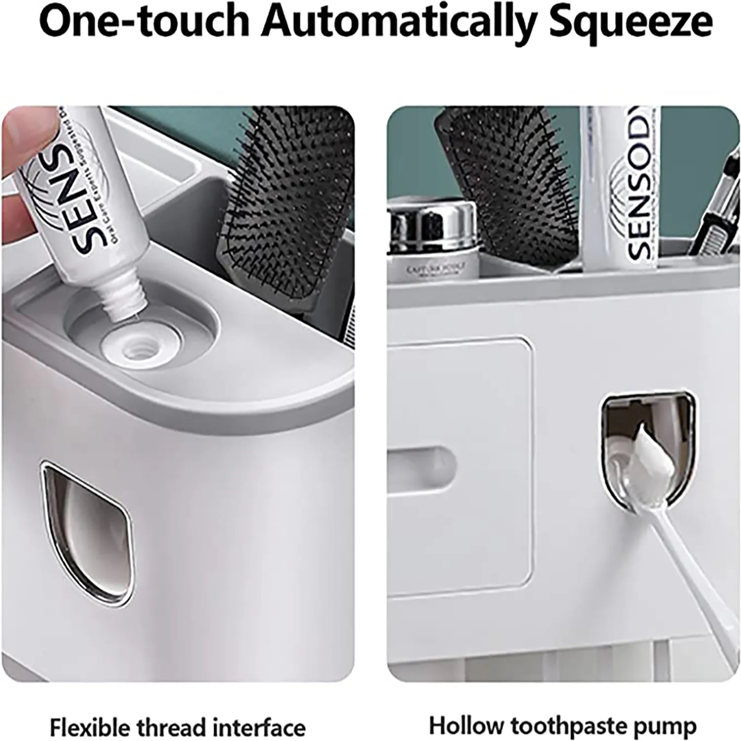2 Cups Toothbrush Holders for Bathrooms 4