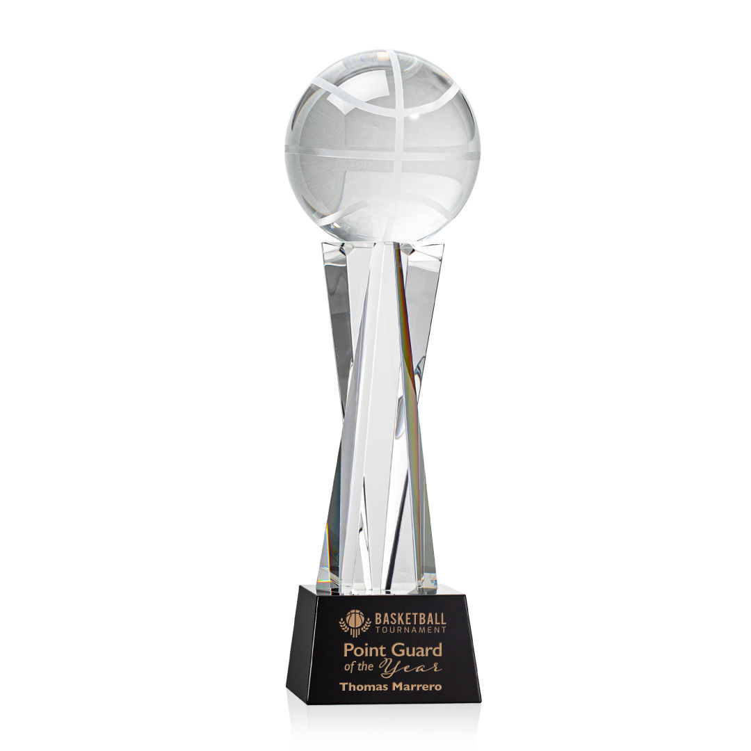 Basketball Award on Grafton Base - Black 2