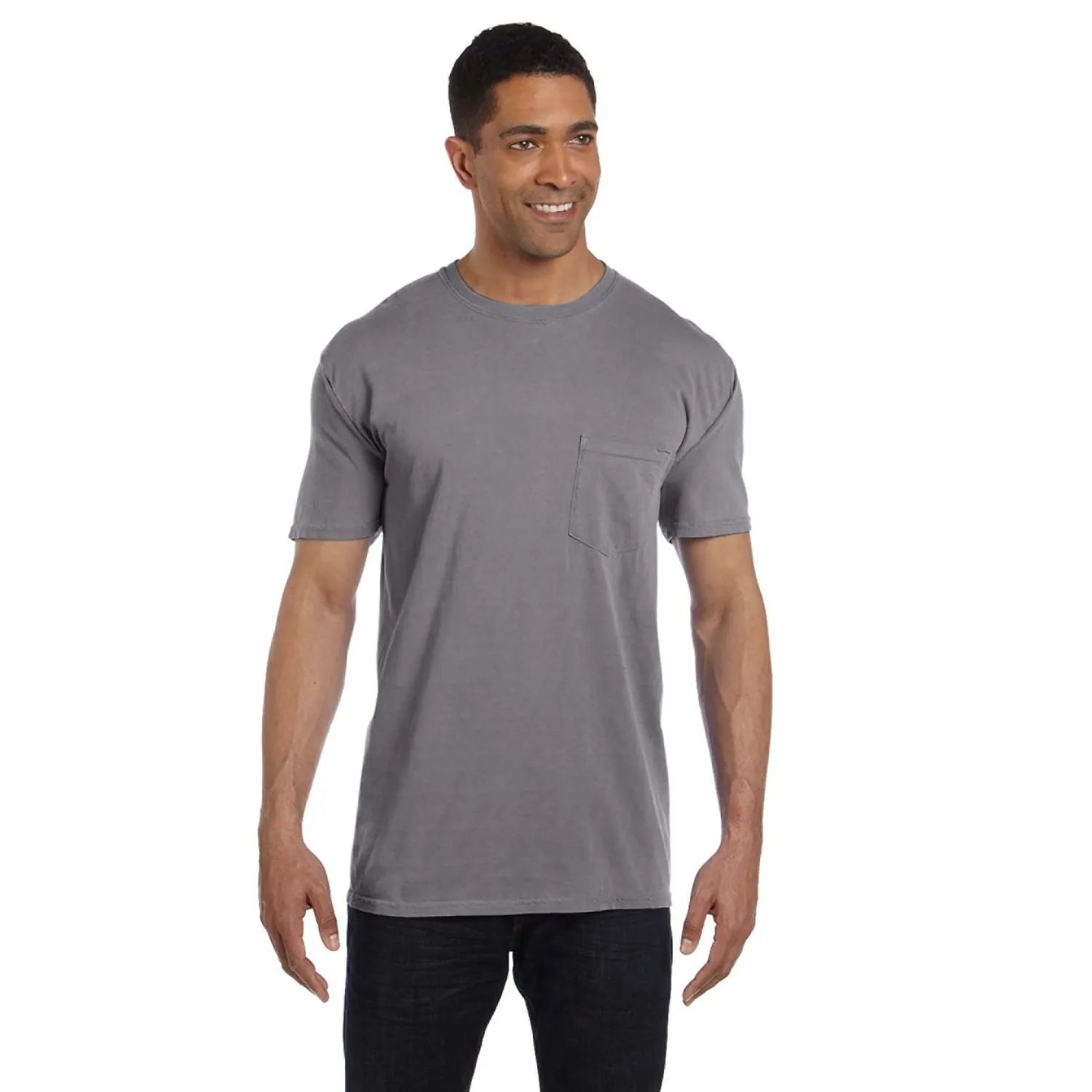 COMFORT COLORS ADULT HEAVYWEIGHT 6.1 OZ. POCKET T-SHIRT 88