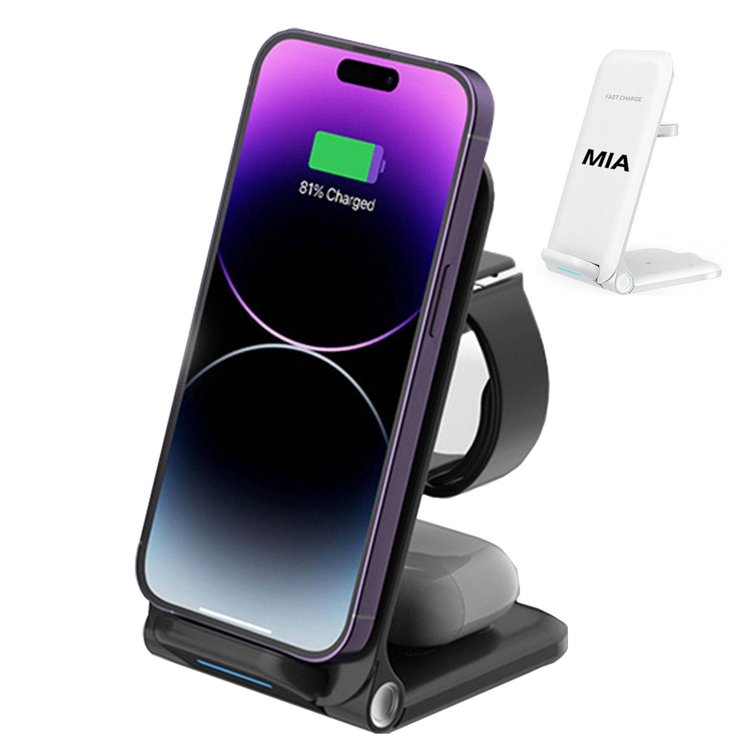 3-in-1 Vertical Folding Wireless Charger 2