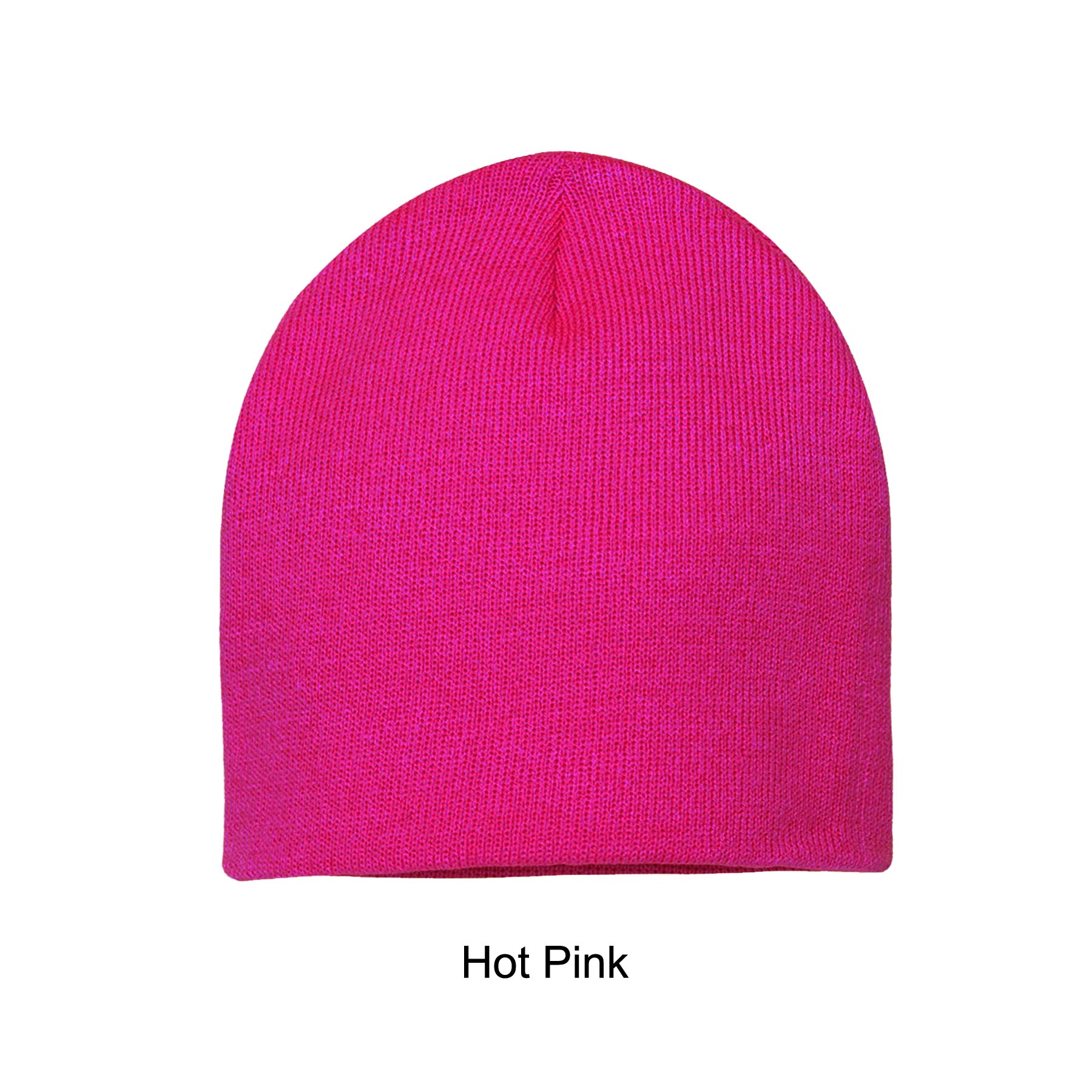 Free Shipping 8" Acrylic Knit Beanie 3