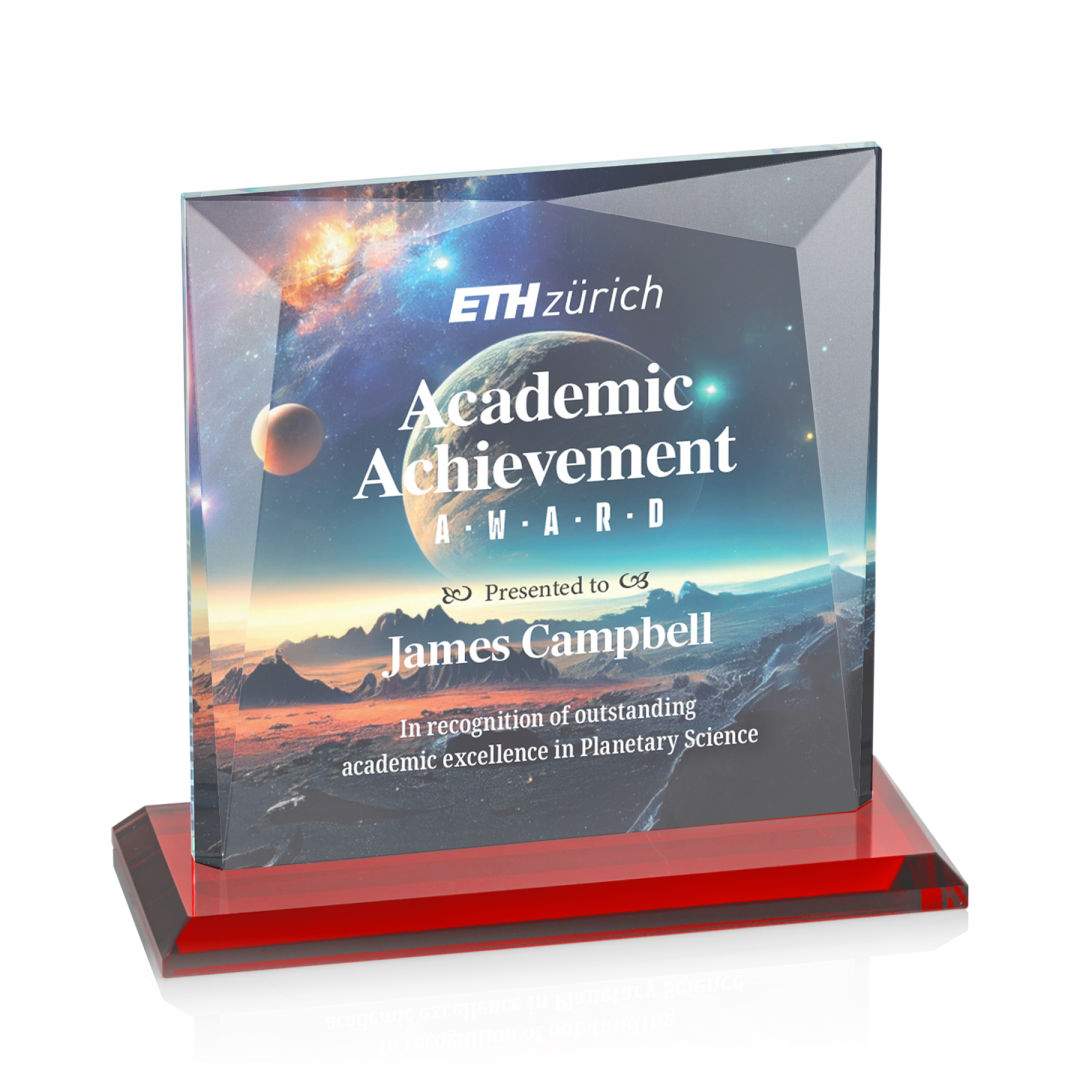 Tanner VividPrint™ Award - Red 4