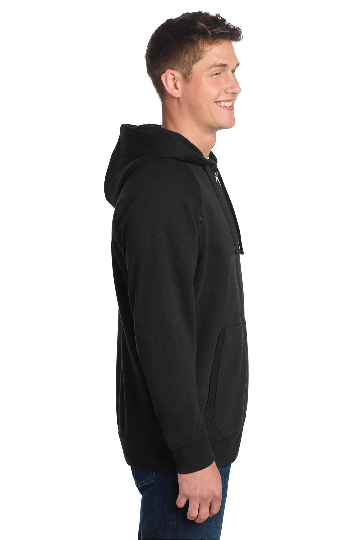 Sport-Tek Drive Fleece Hooded Full-Zip STF201 10