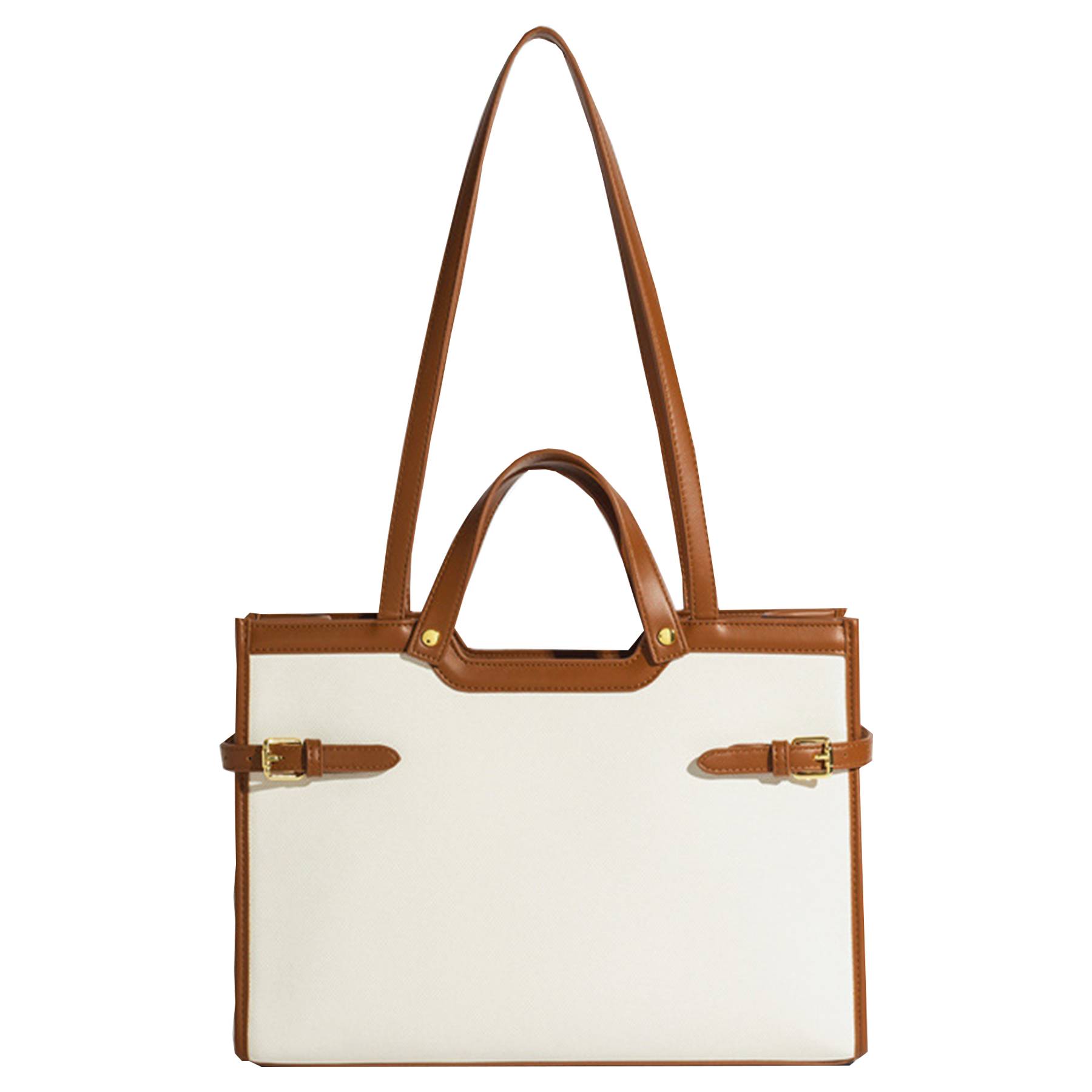 Stylish PU Business Work Tote Bag for Women 3