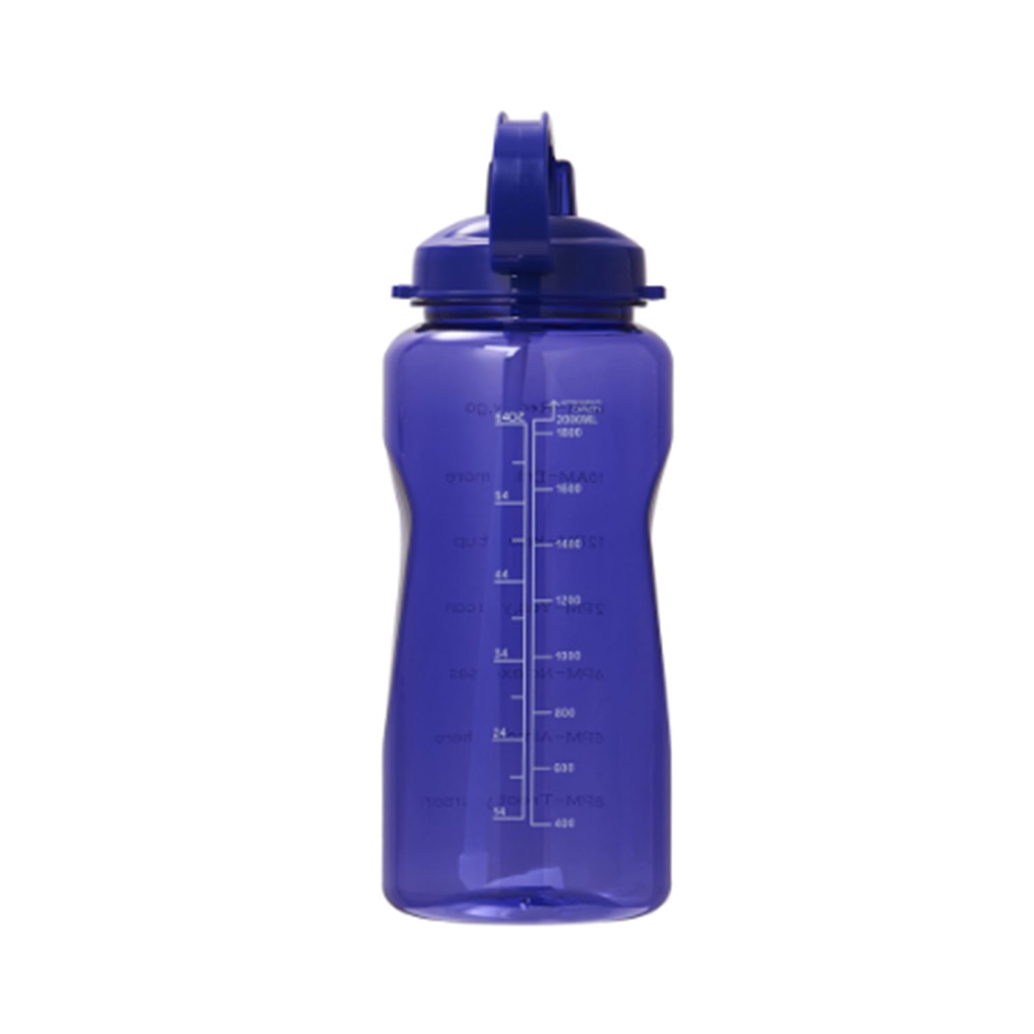 64oz Motivational Water Bottle with Time Marker 9