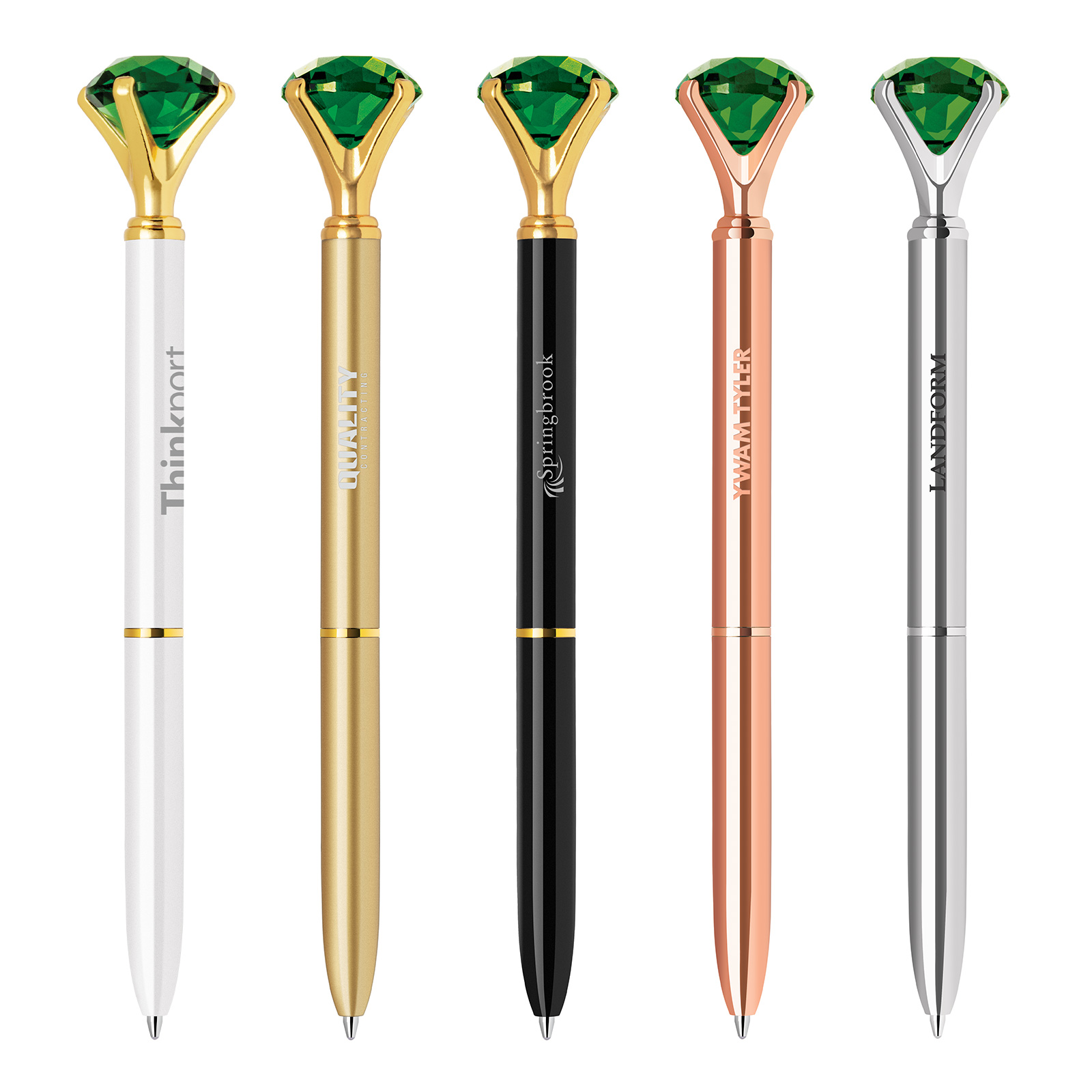 Diamond-III Emerald Top Pens 2