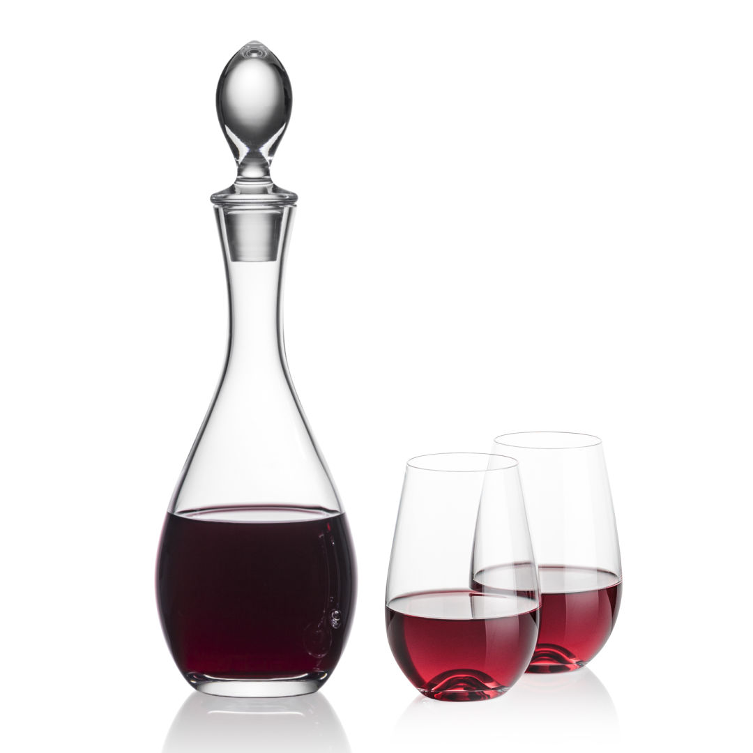 Malvern Decanter & Boston Stemless Wine 1
