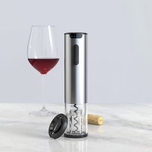 Metal Rechargeable Automatic Electric Wine Opener With Foil Cutter 11