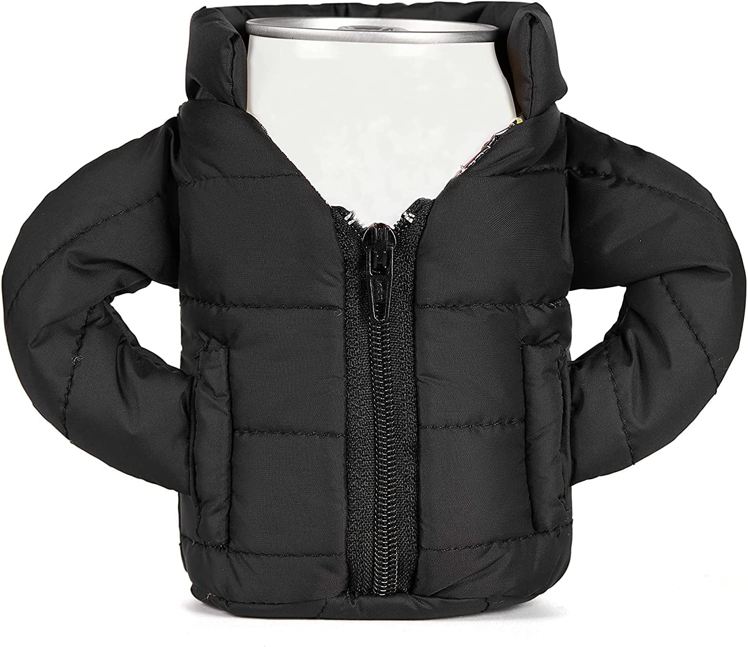 Zippered Puffy Jacket Can Coolie 3