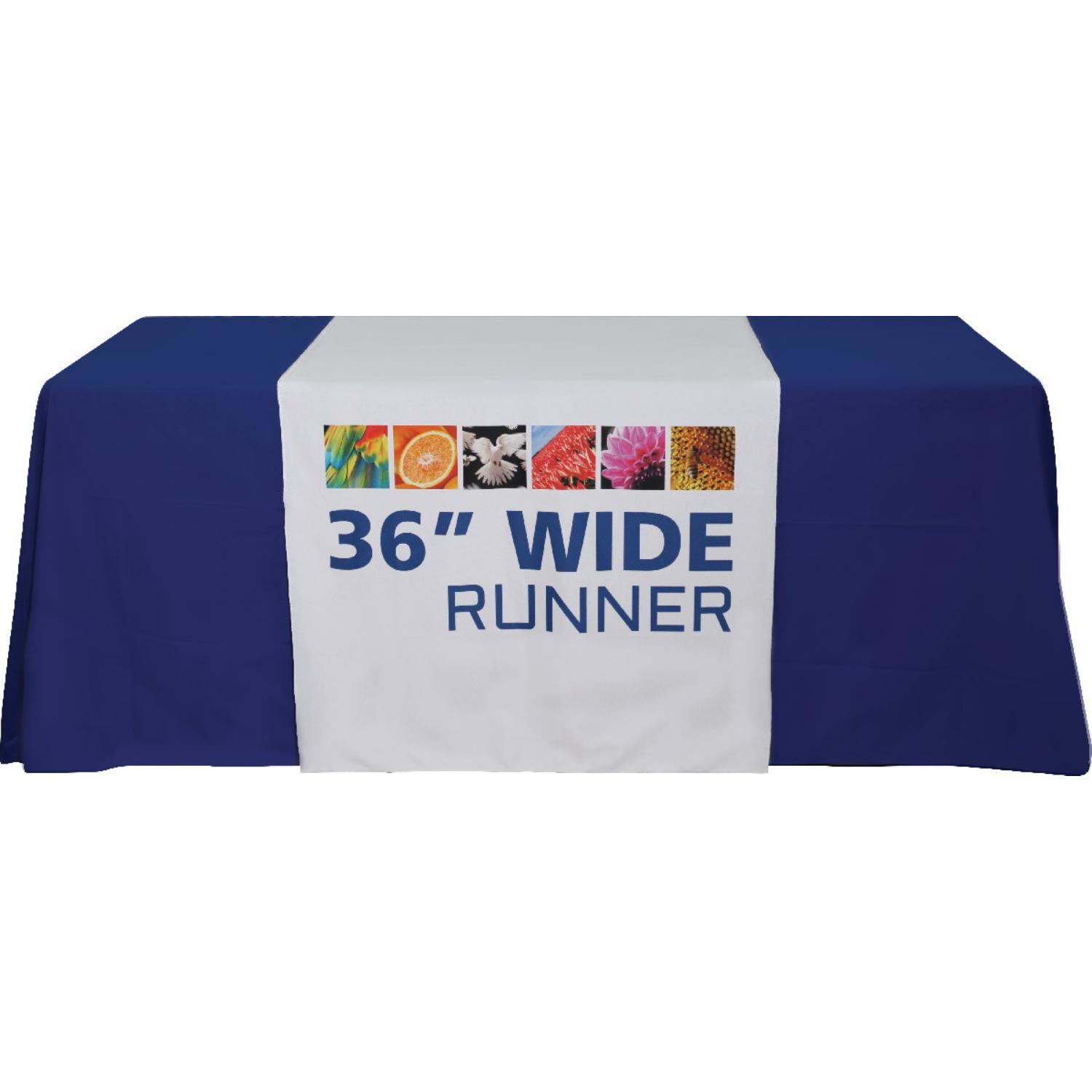 Custom 36"Wide Dye Sublimated Satin Table Runner 1
