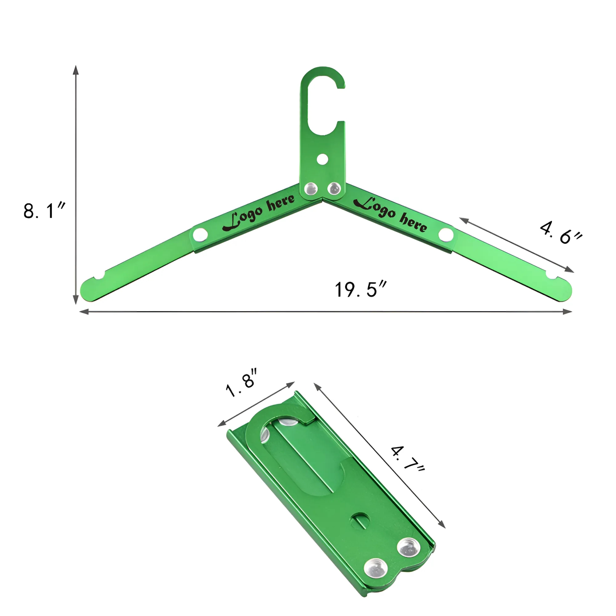 MOQ 50 PCS Metal Folding Hanger 4