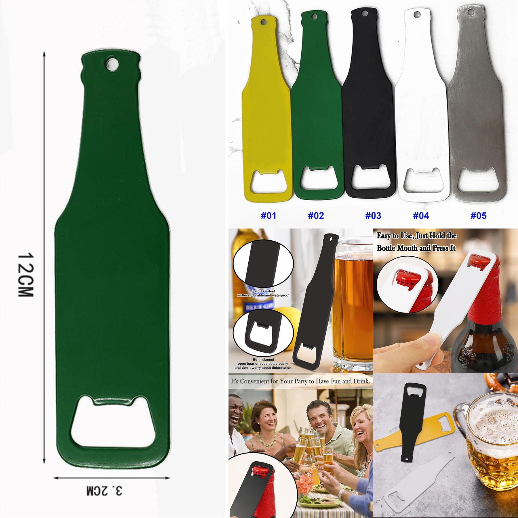 Stainless Steel Bottle Opener