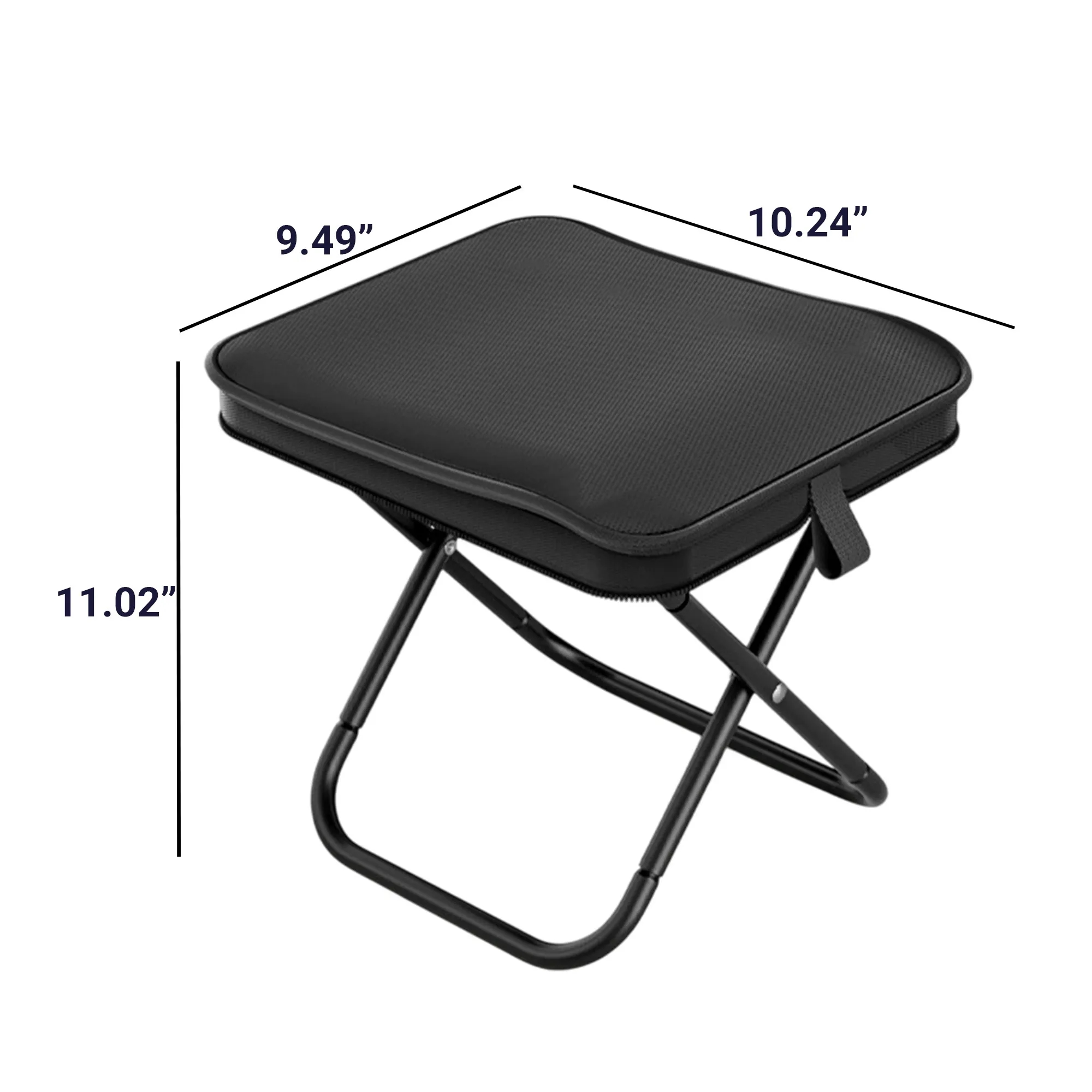 Portable Folding Stool with Storage 6