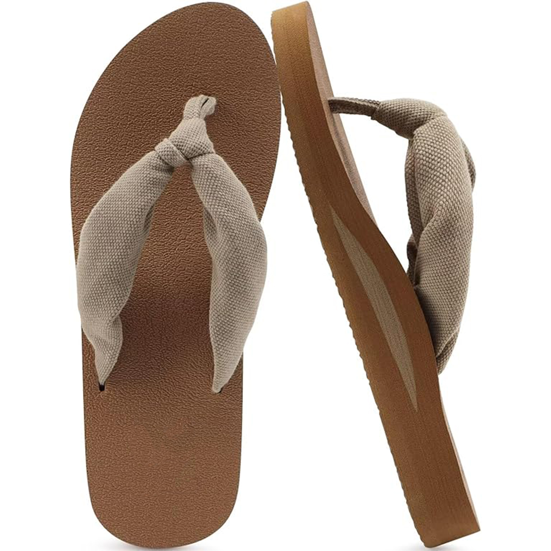 Women's Yoga Mat Leather Flip Flops 14