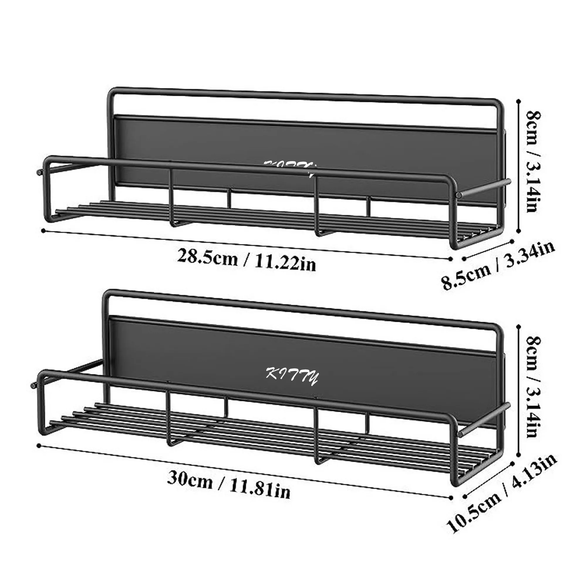 Multi-Functional Drill-Free Refrigerator Storage Rack 5