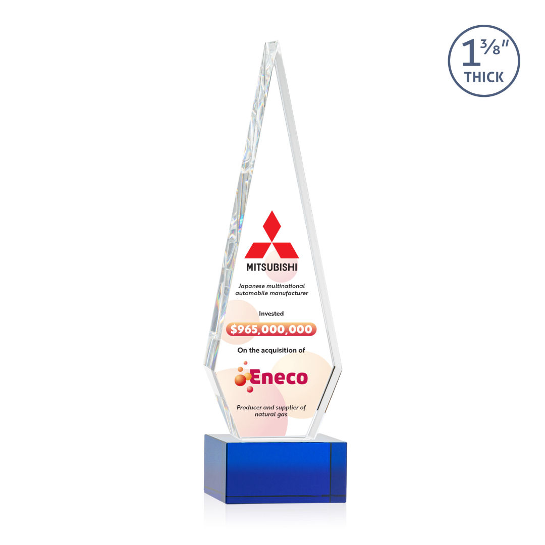 Springfield VividPrint™ Award on Hancock Base - Blue 14