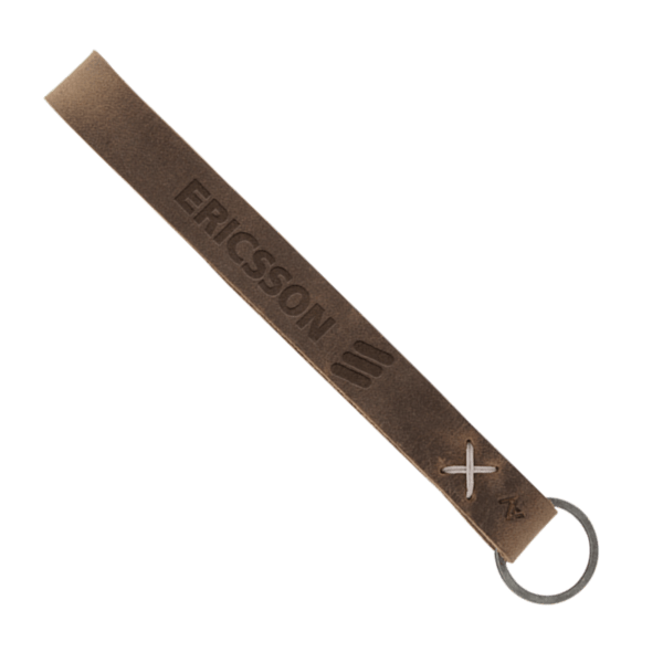 Hayward Leather Wrist Keychain with Metal Split-Ring 43