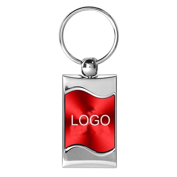 Rectangular Wave Key Chain 3
