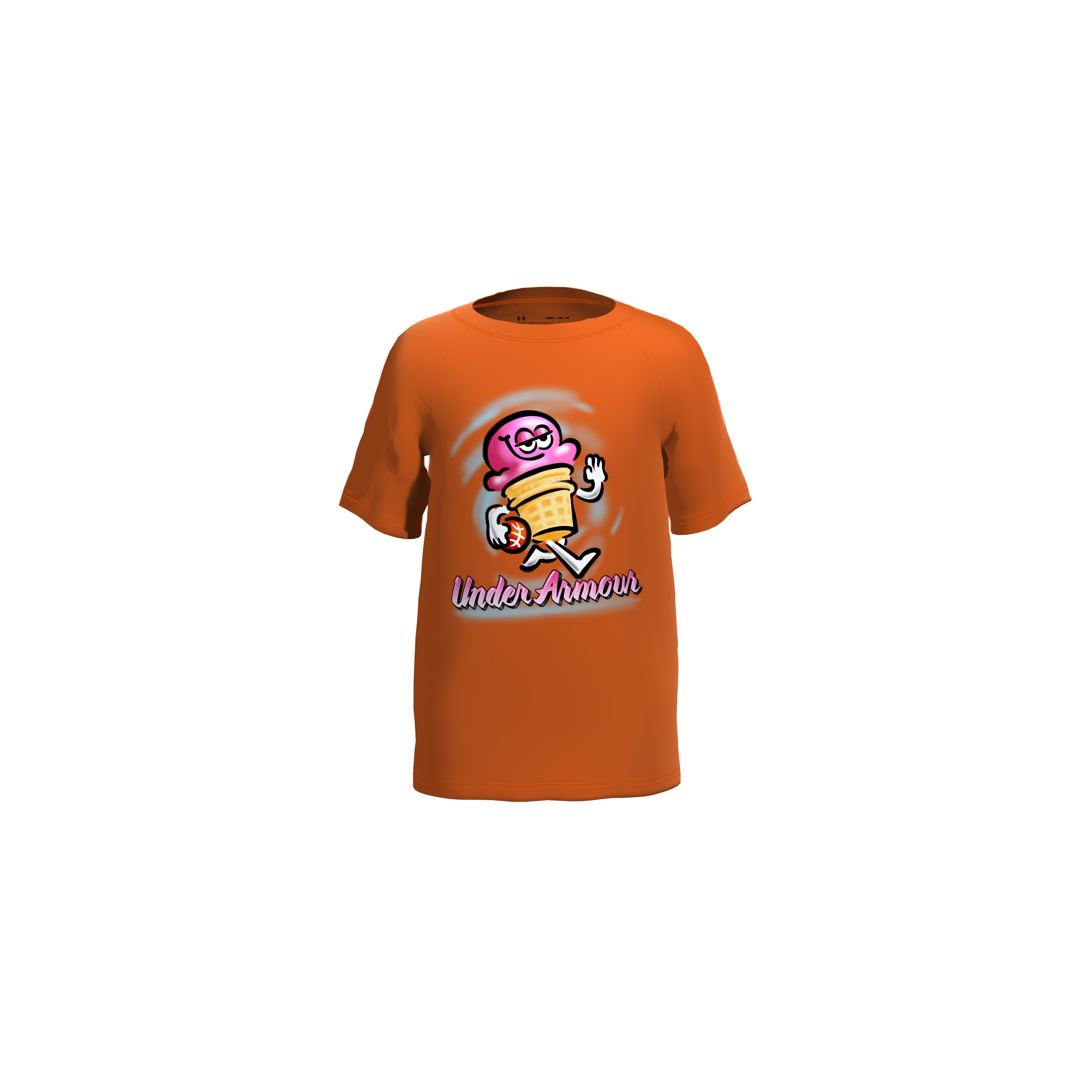 Boys' UA Tech Ice Cream Dude Short Sleeve 4
