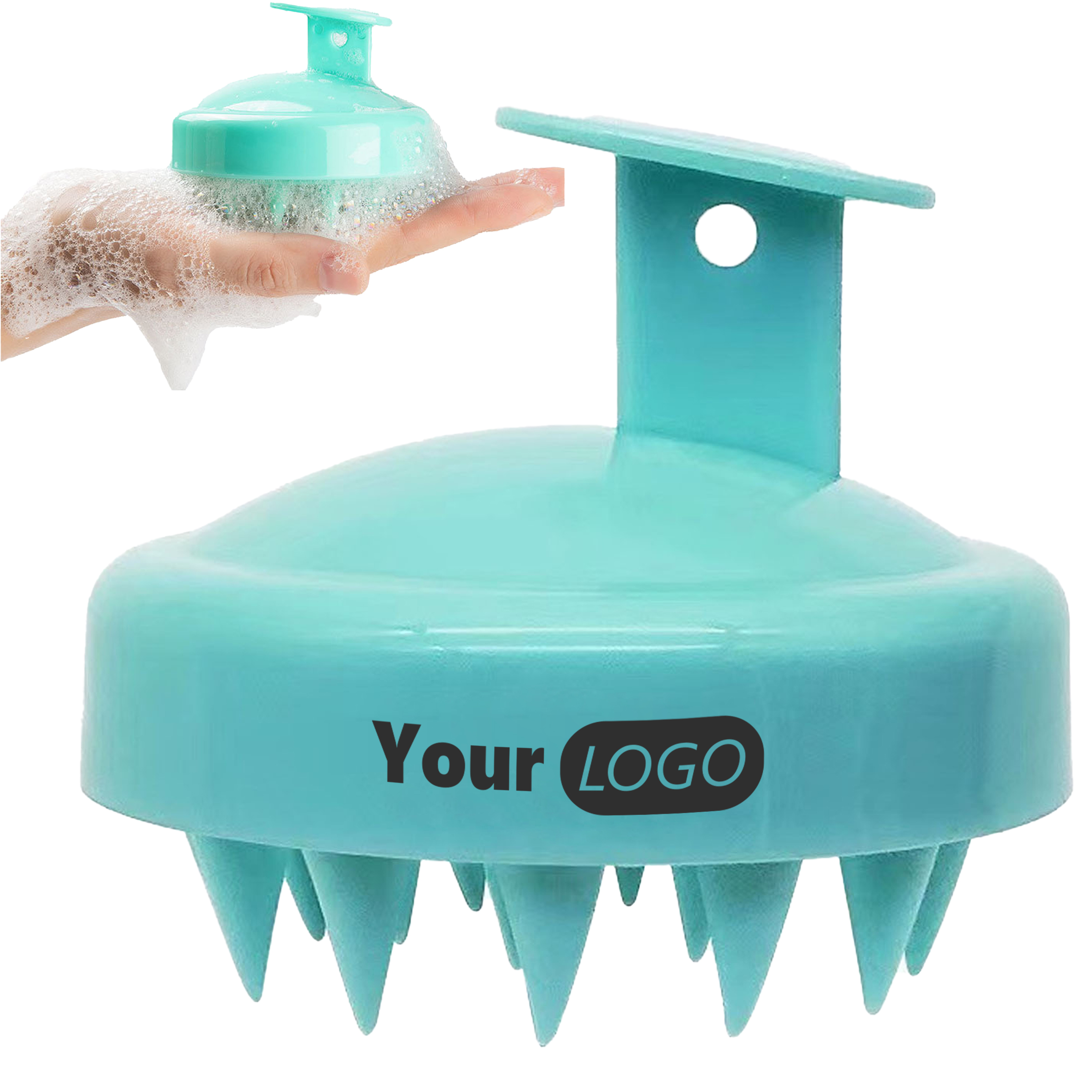 Silicone Ergonomic Shampoo Brush And Scalp Exfoliator For Ultimate Scalp Care 3