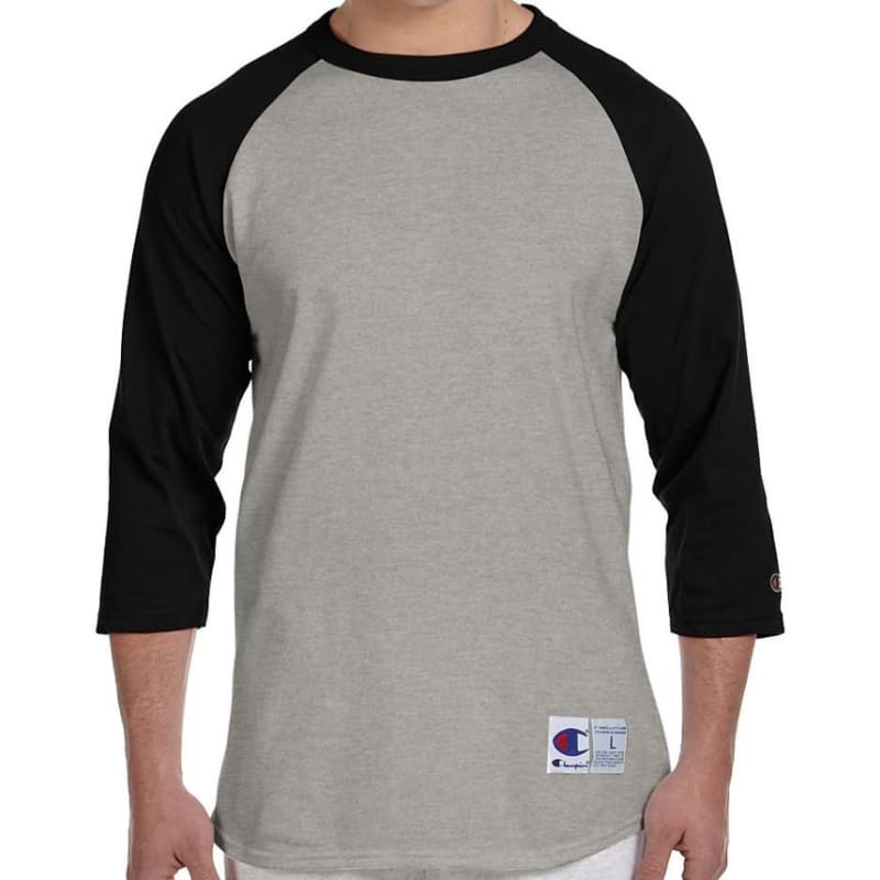 Champion 5.2 Oz. Raglan Baseball T-Shirt 13