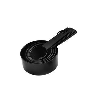 Versatile 5 In 1 Black Measuring Spoon Set With Clear Volume Markings 9