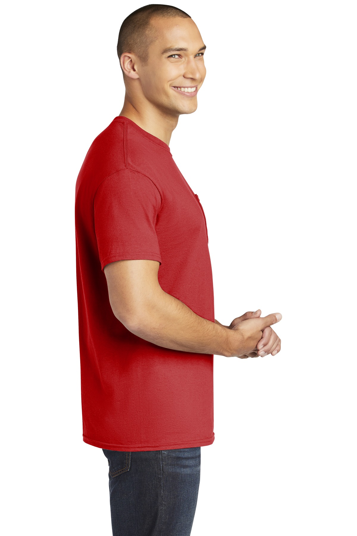 Gildan® Heavy Cotton™ Adult Tee with Pocket 48