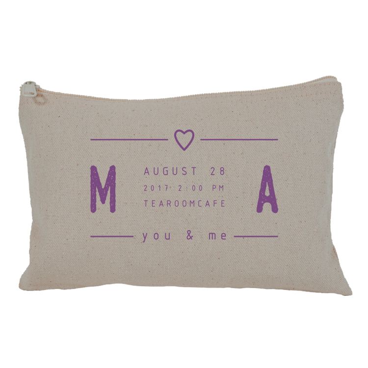 Standard Cotton Amenity Bag, custom tote bag with logo imprint 2