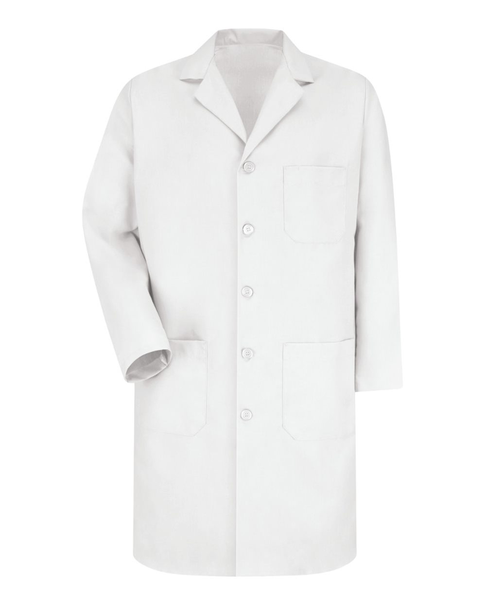Unisex Tall Button Front Lab Coat - KP14T 3