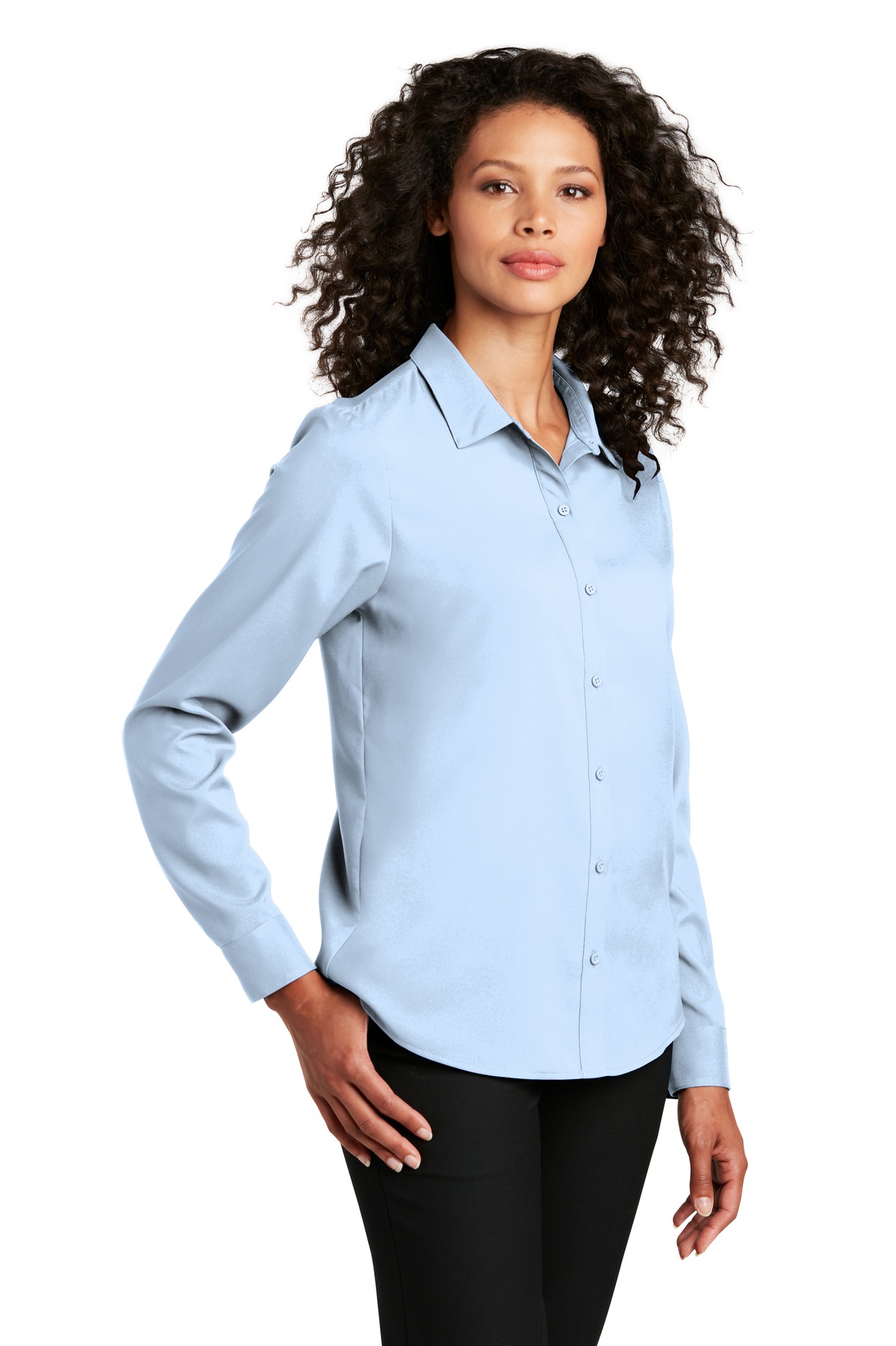 Port Authority Women's Long Sleeve Performance Staff Shirt LW401 46