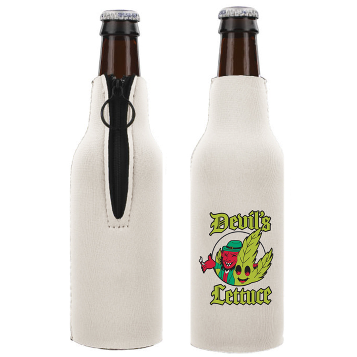 Neoprene 12 OZ. Bottle Cooler w/Zipper, custom koozie with logo imprint 8