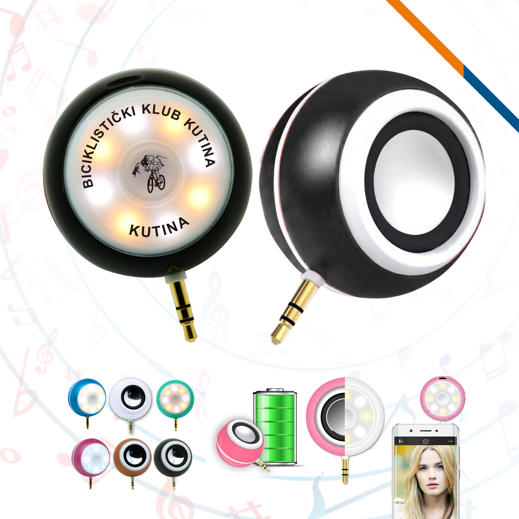 Selfie Flash Light Speaker 3