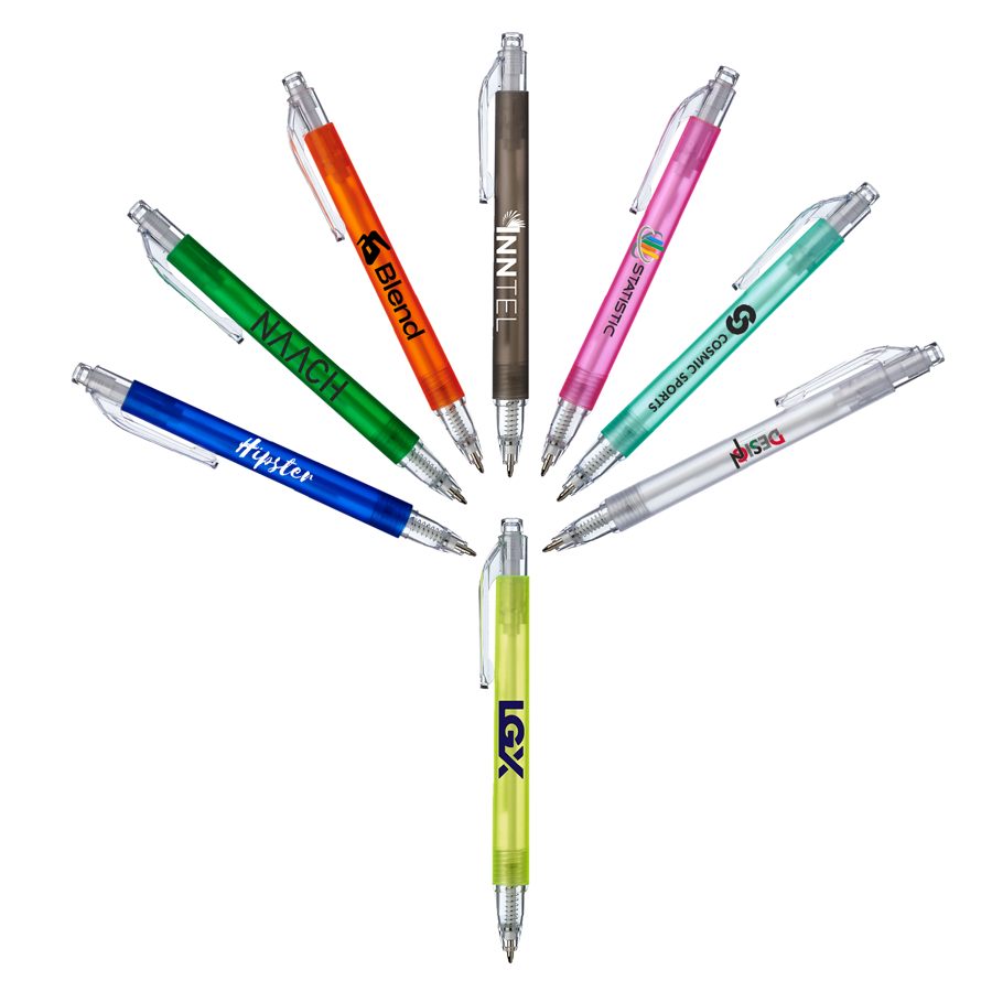 Pompano Clear Plastic Pens 9
