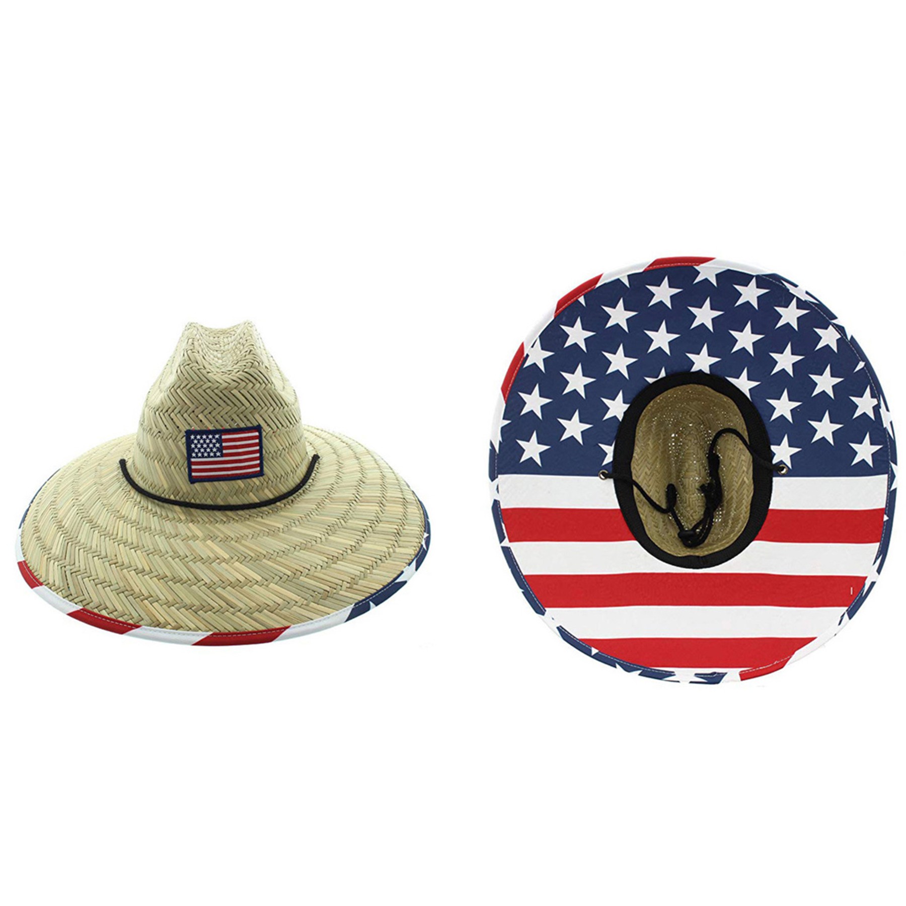 Customizable Bottom Cloth Printing Summer Straw Hat 5