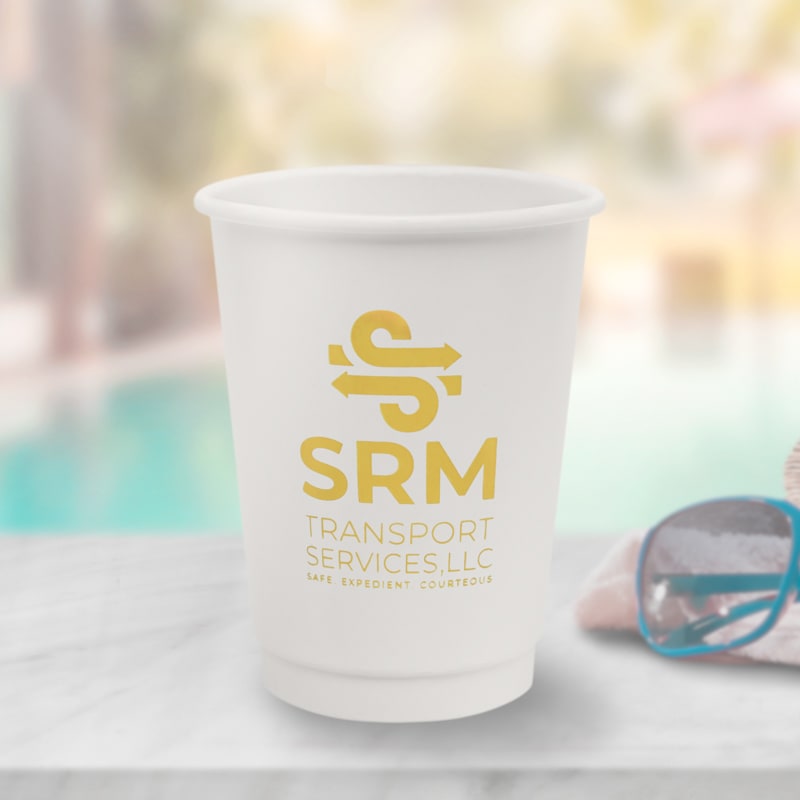 Custom 12 Oz. Double Wall Paper Hot Cups 11