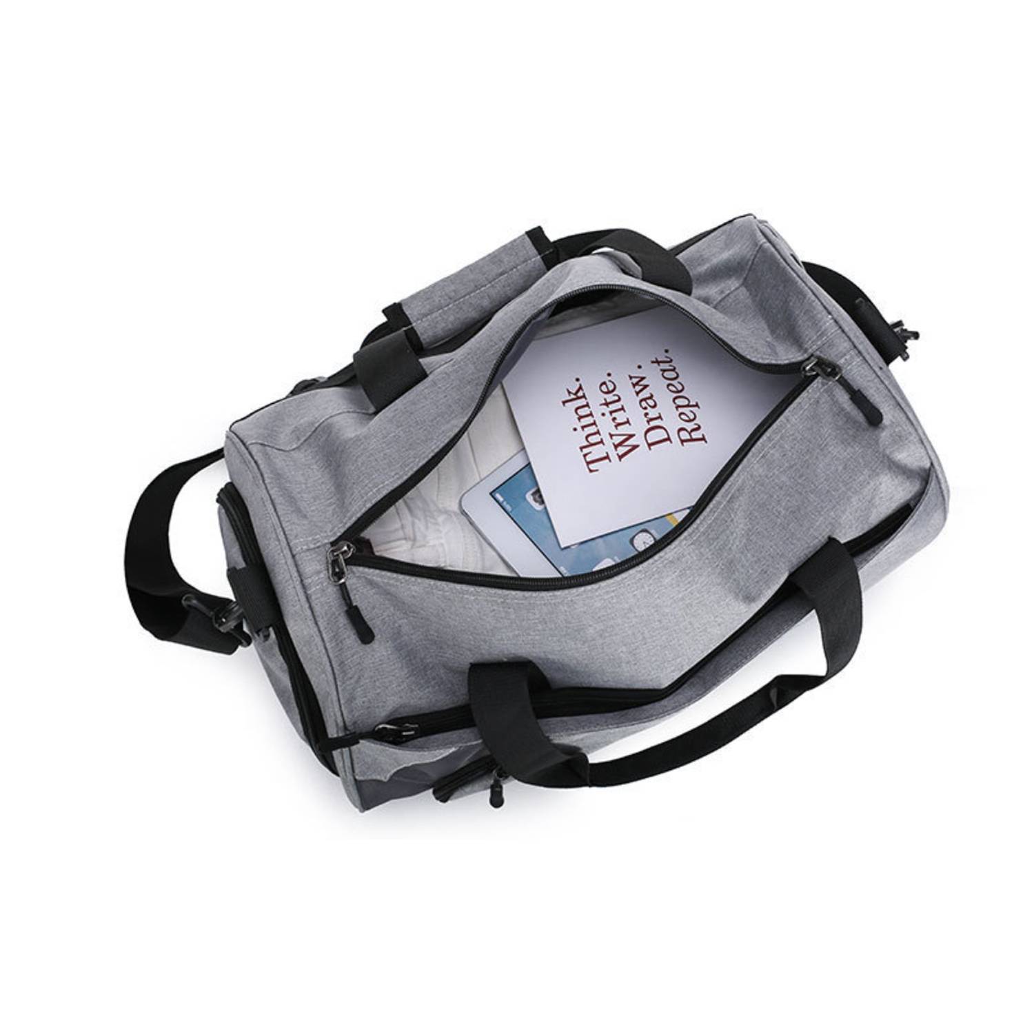 Handheld Crossbody Polyester Travel Duffel Bag 2