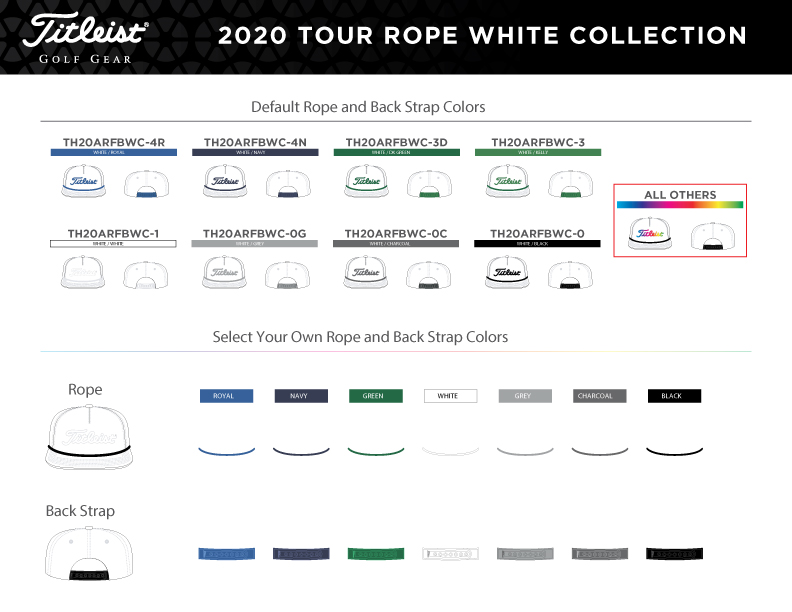 Titleist Tour Rope Custom Script/Rope Golf Hat  3