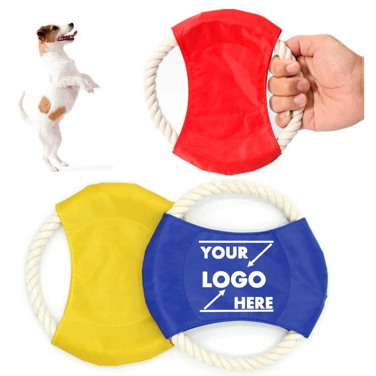 Round Cotton Rope Flying Disc 3