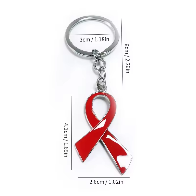 Red Ribbon Keychain 5